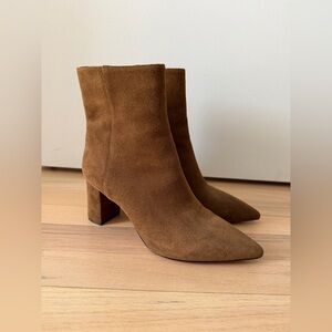 J. Crew Brown Suede Heeled Boots